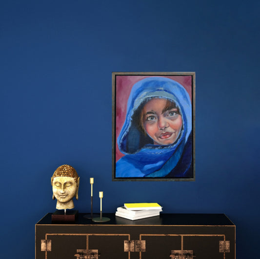 Afghan Refugee Child-Photorealism