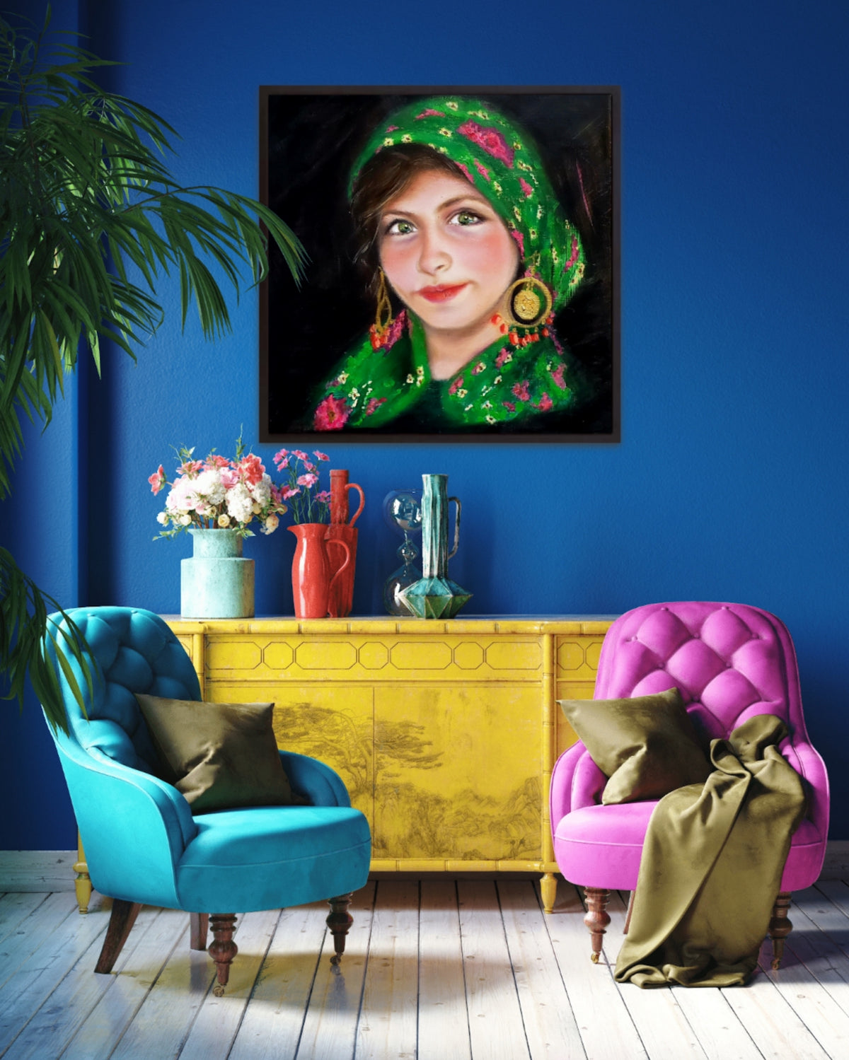 Village Girl- Photorealism