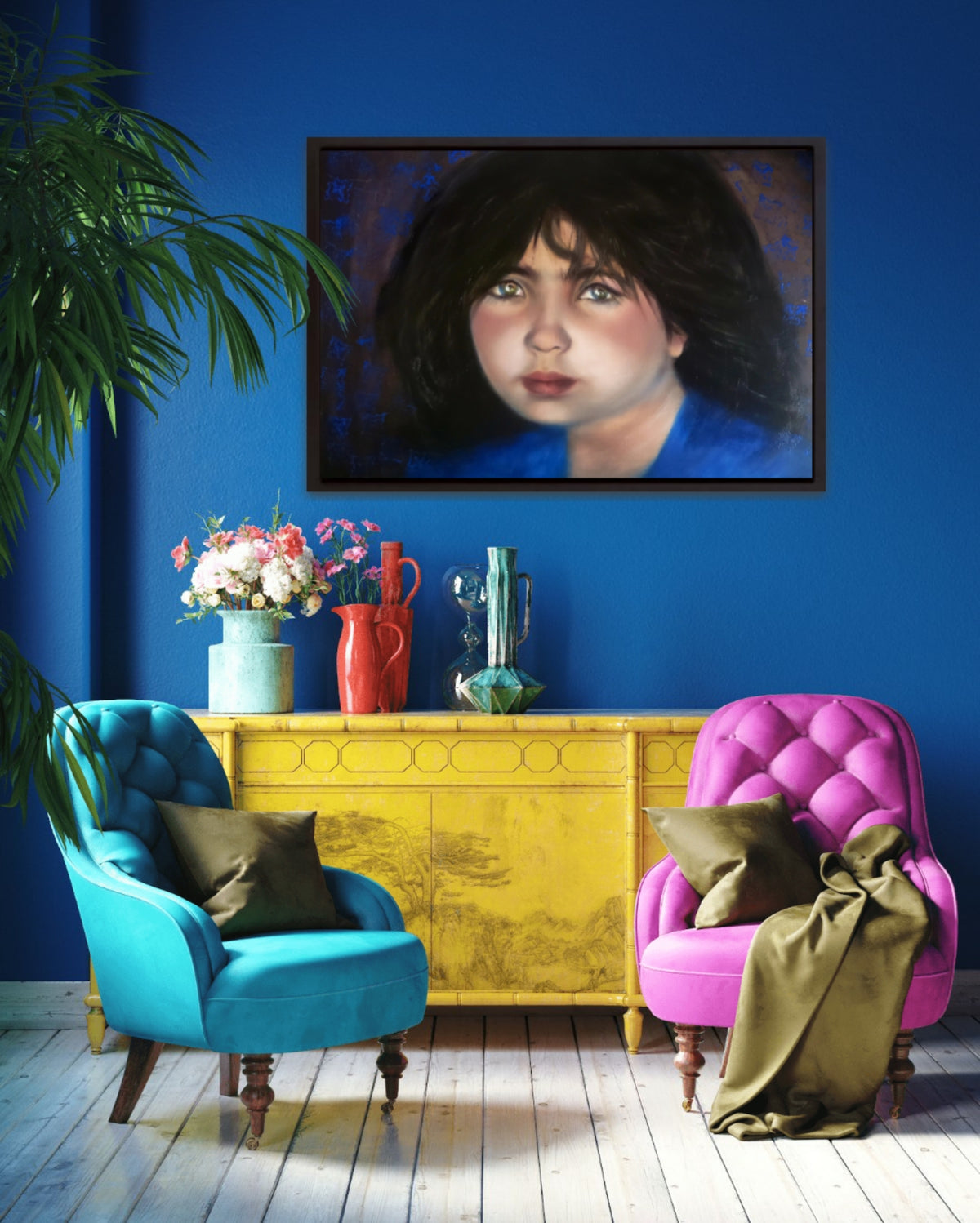 Turkish Village Girl-Photorealism