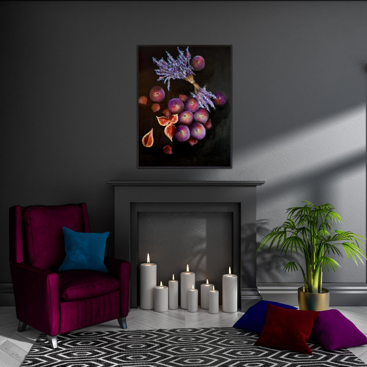 Figs & Lavender- Classical Realism