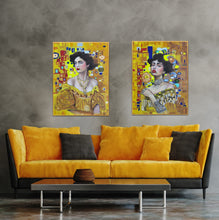 Load image into Gallery viewer, Flappers in Full Bloom, A Set of Two Paintings