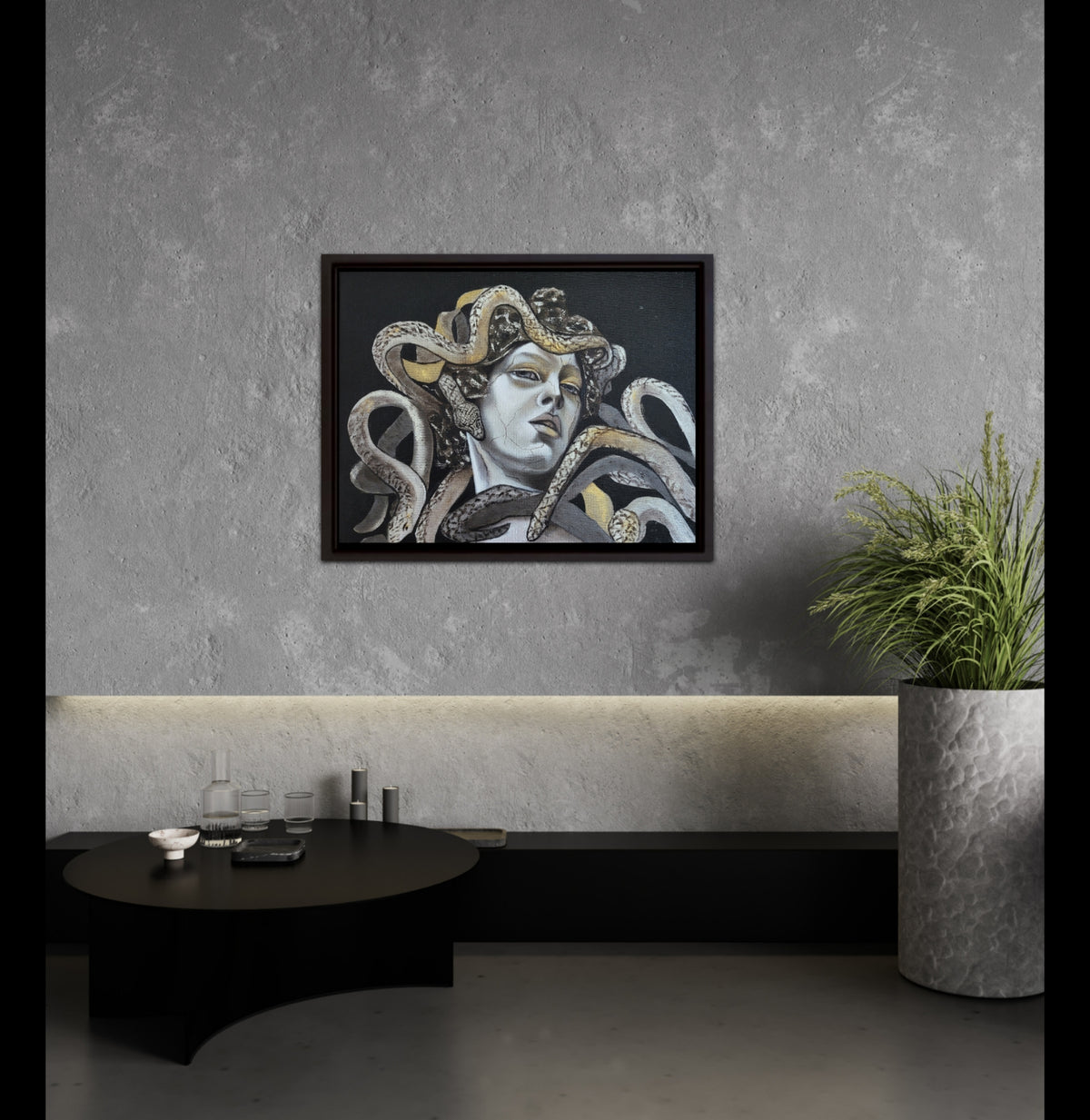 Mesmerizing Medusa- Abstract Realism