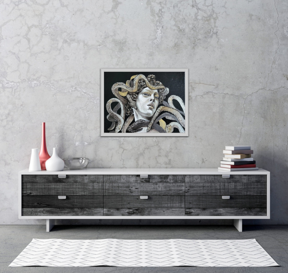 Mesmerizing Medusa- Abstract Realism