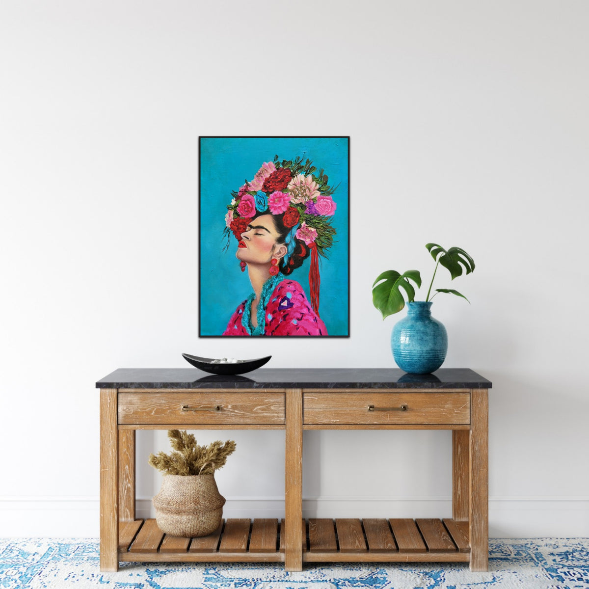 Vibrant Frida- Abstract Realism
