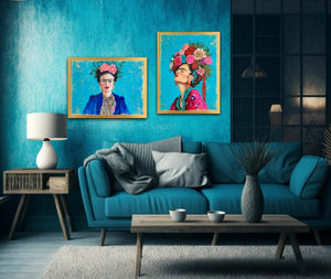 Vibrant Fridas-set of two