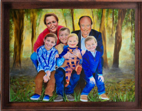 Commissioned Oil Portrait from Photo