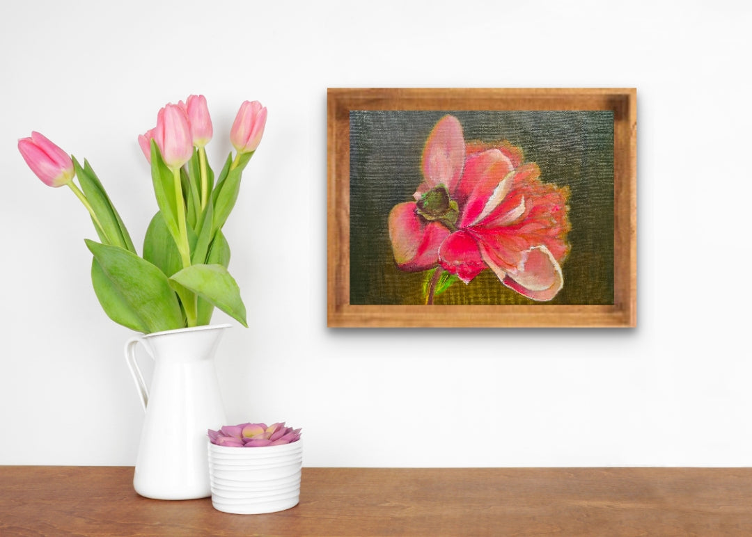 Pink Peony- Classical Realism
