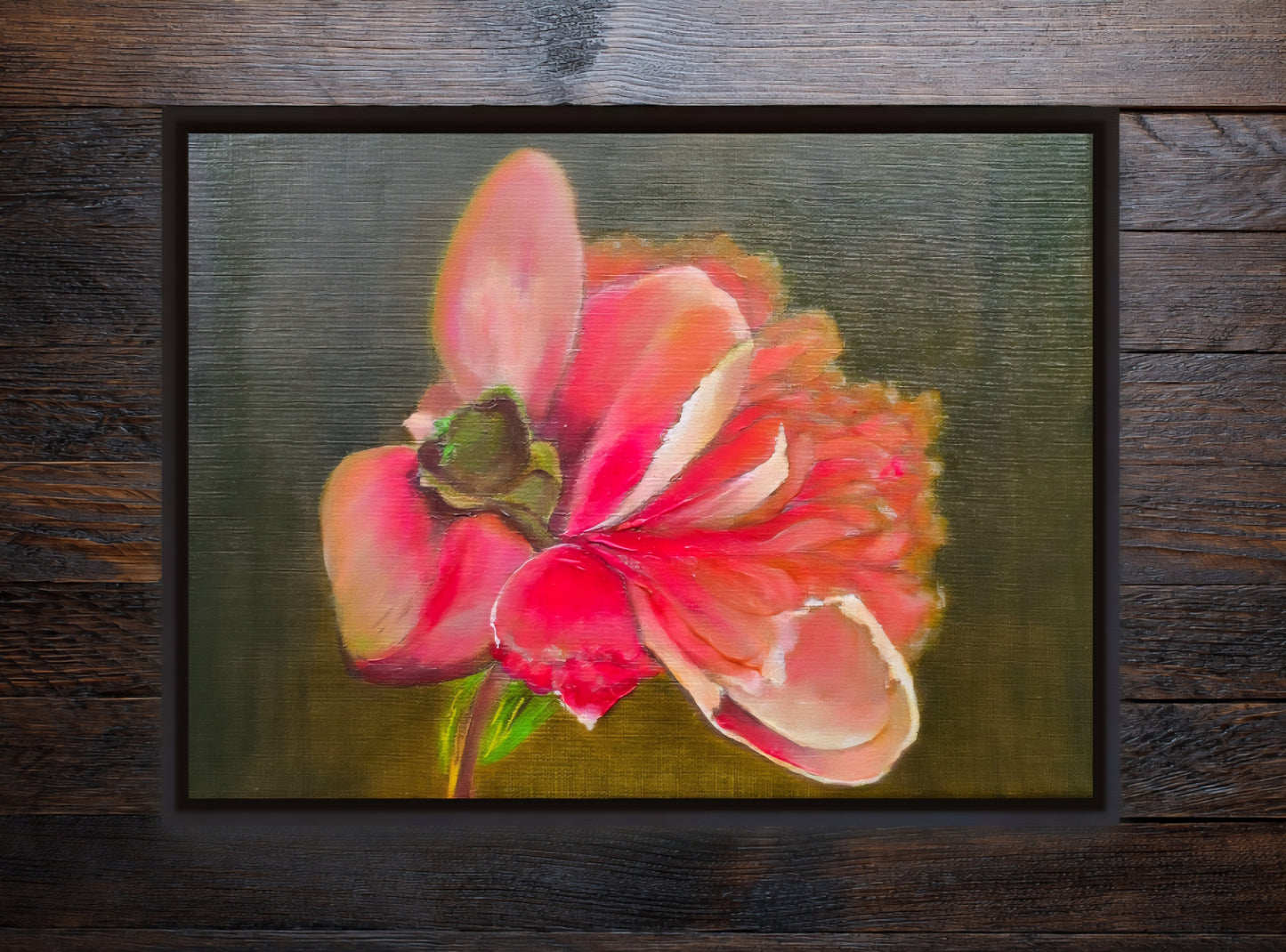 Pink Peony- Classical Realism
