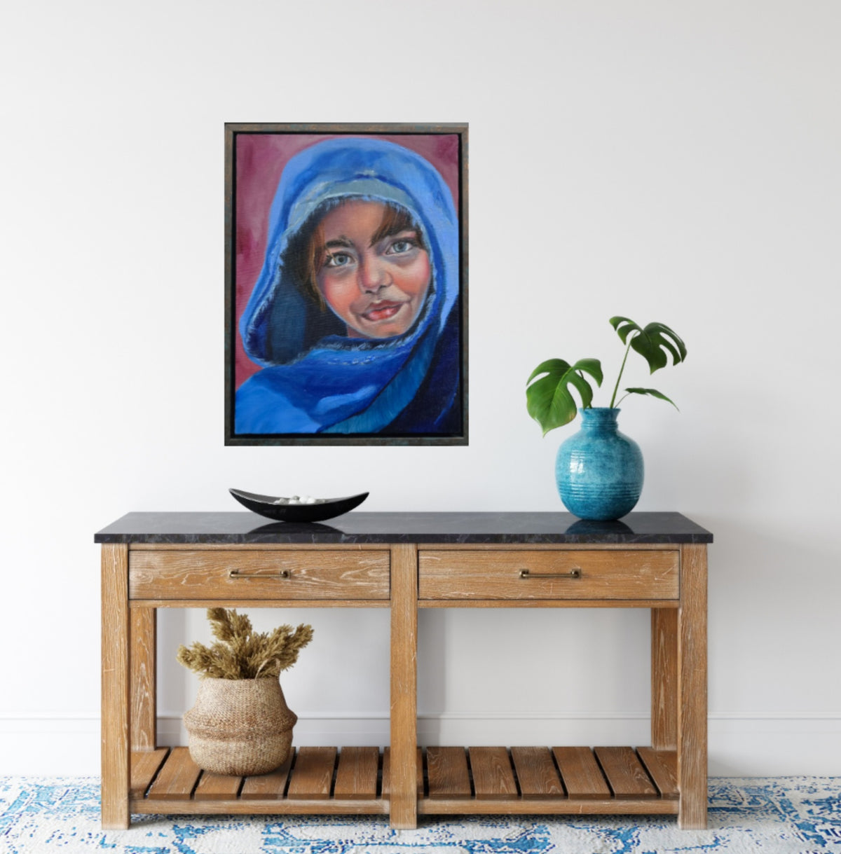 Afghan Refugee Child-Photorealism