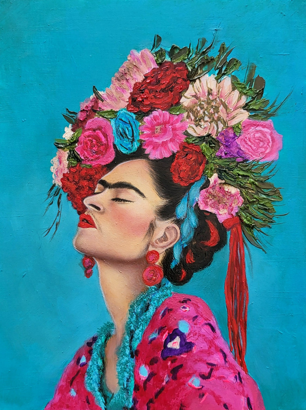 Vibrant Frida- Abstract Realism