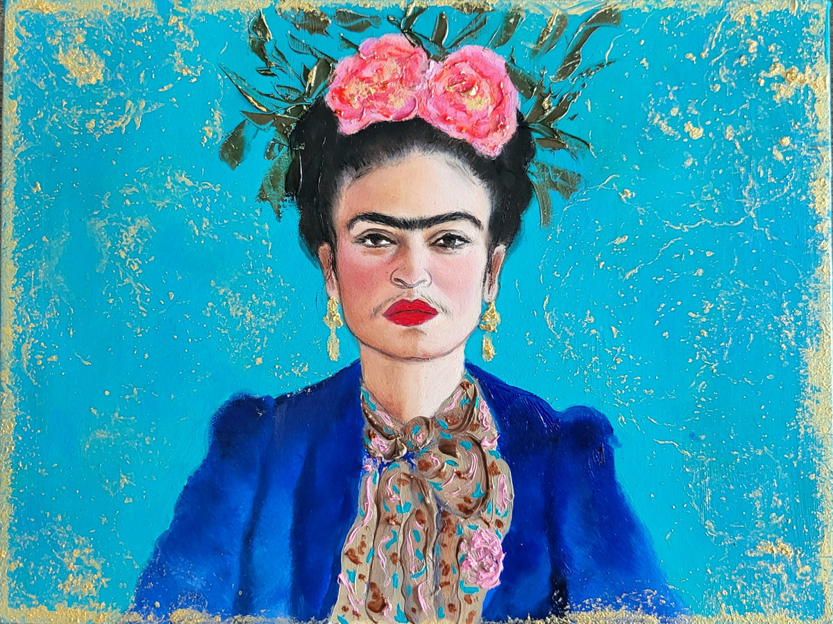Vibrant Fridas-set of two paintings