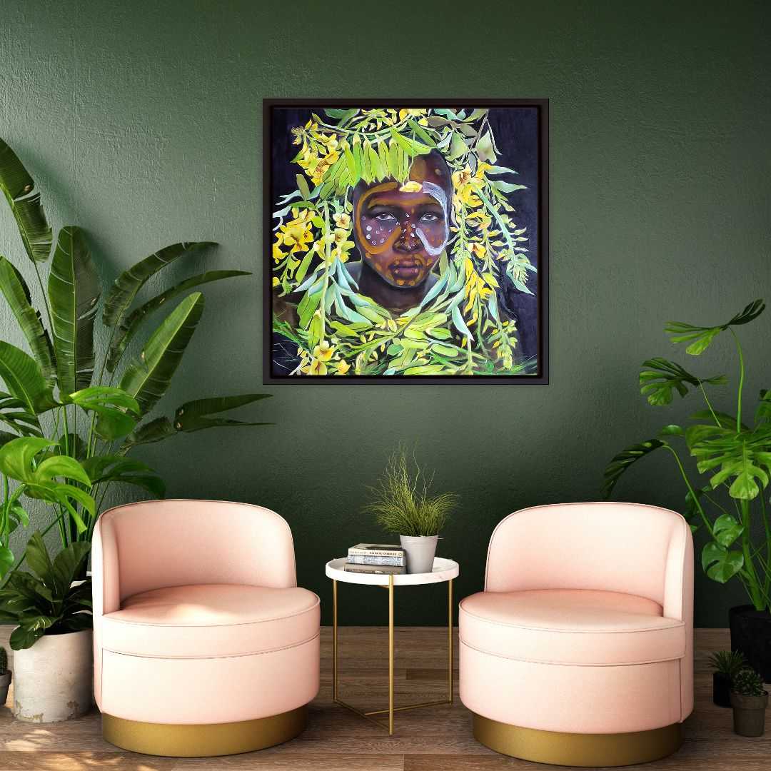African Colors Green-Photorealism
