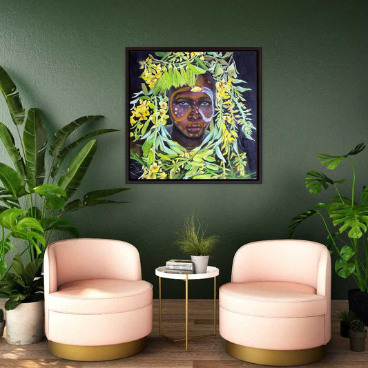 African Colors Green-Photorealism