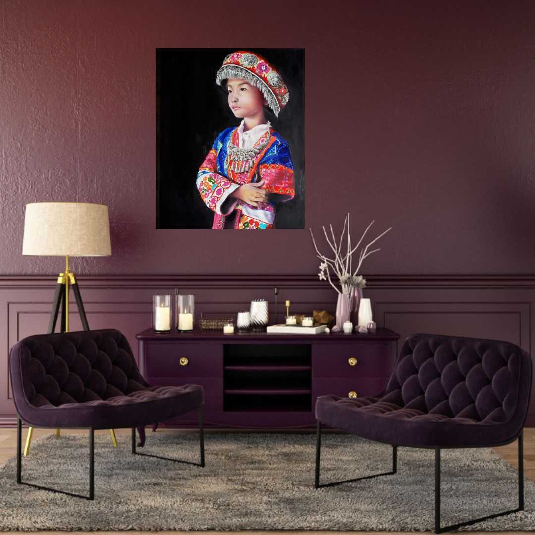 Miao Girl-Photorealism