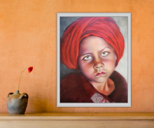 Load image into Gallery viewer, Boy in Red Turban