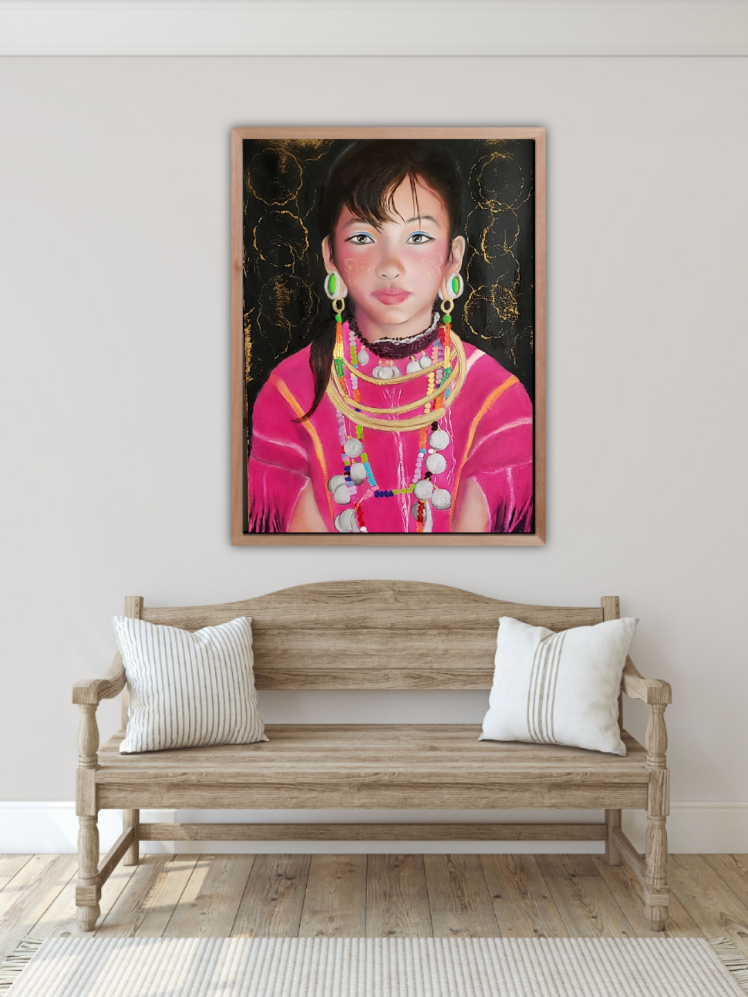 Kayaw Tribe Girl- Photorealism