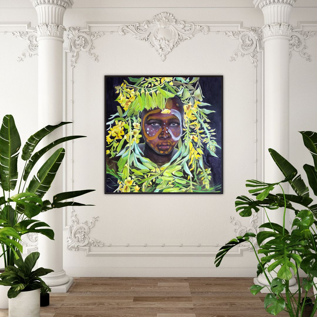 African Colors Green-Photorealism