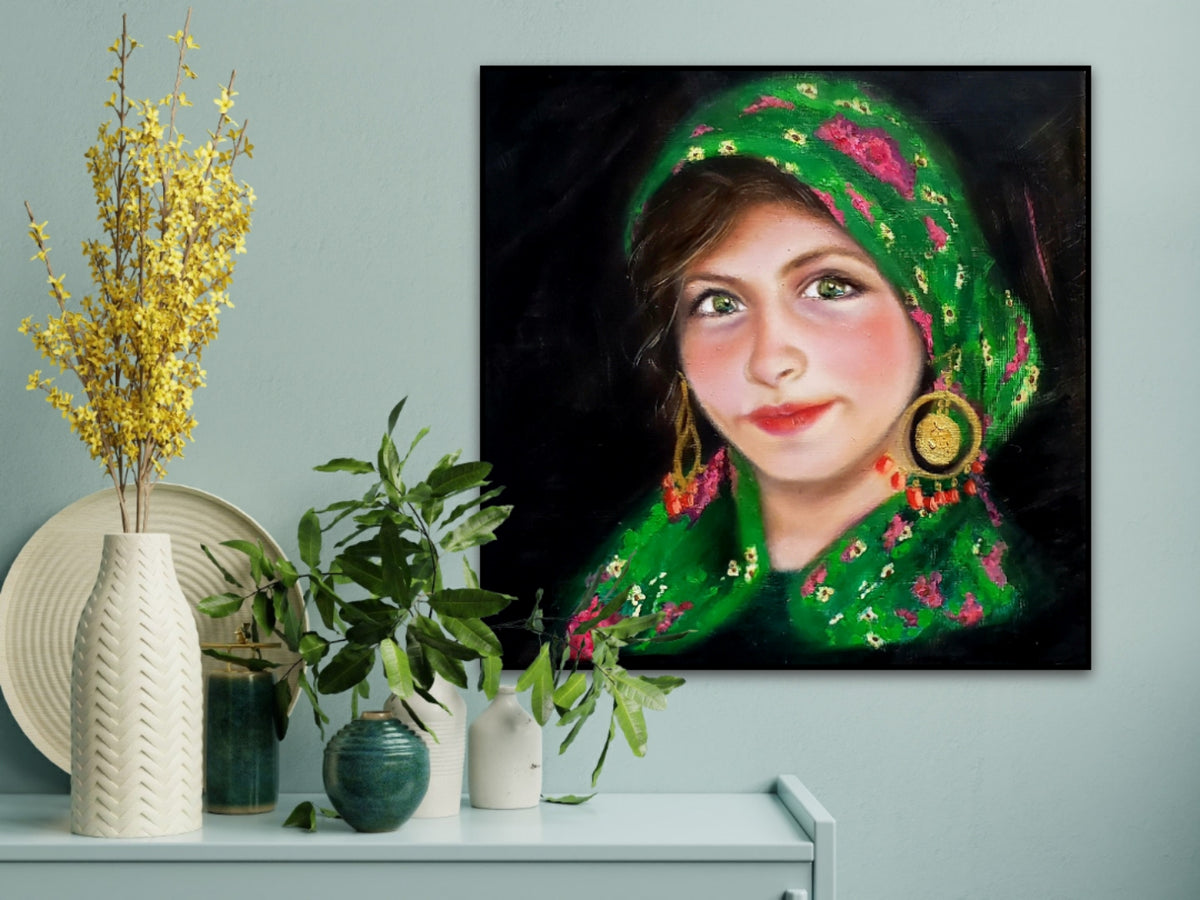 Village Girl- Photorealism