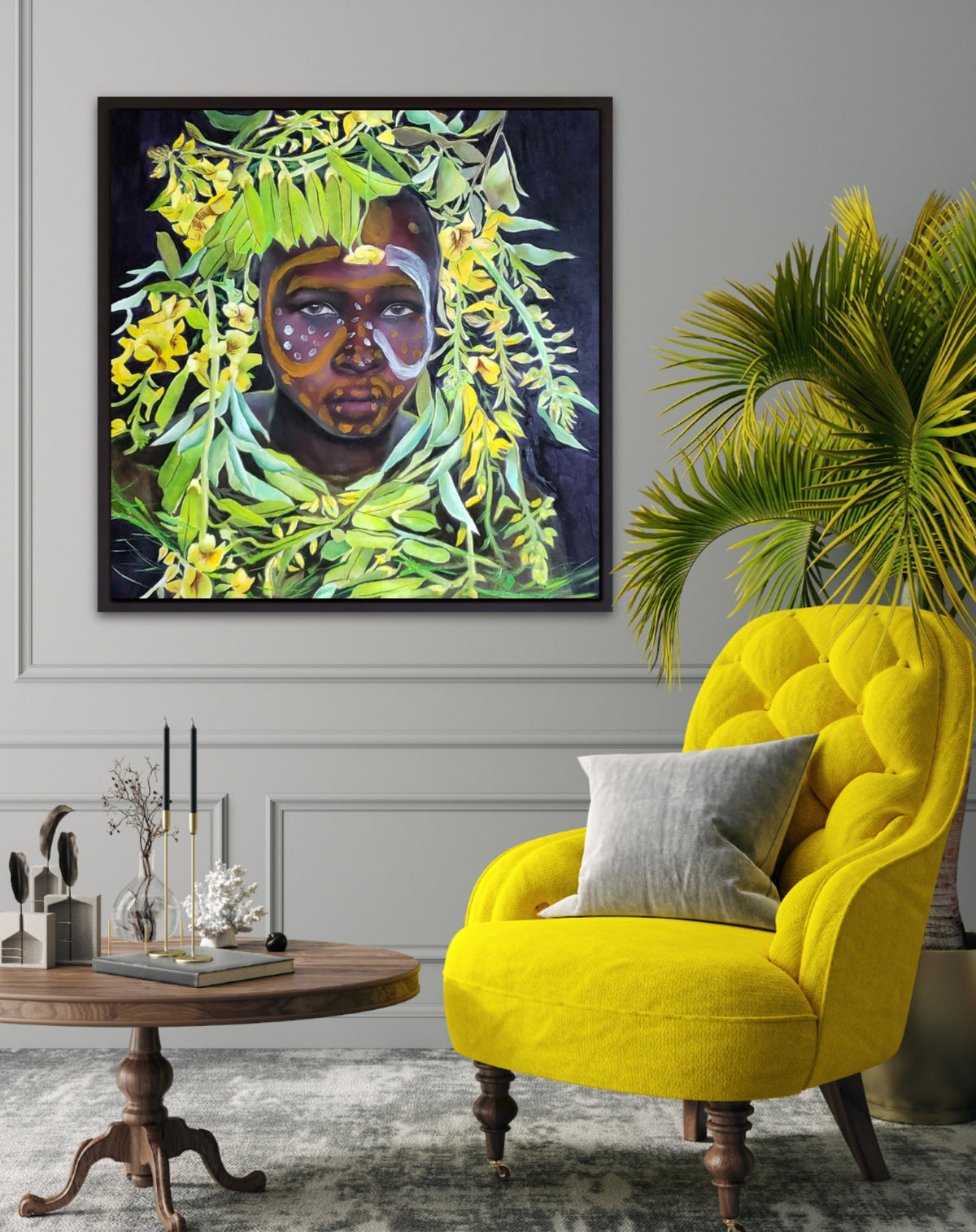 African Colors Green-Photorealism