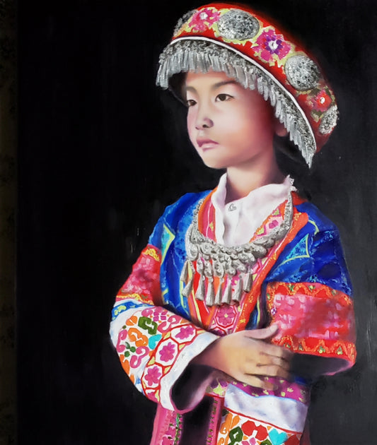 Miao Girl-Photorealism