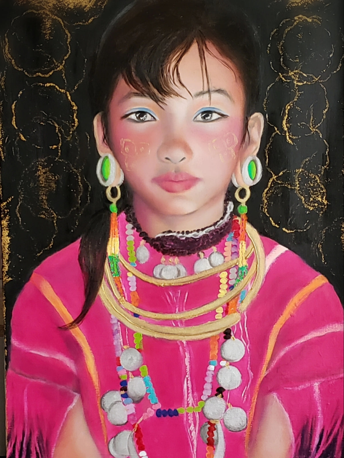 Kayaw Tribe Girl- Photorealism