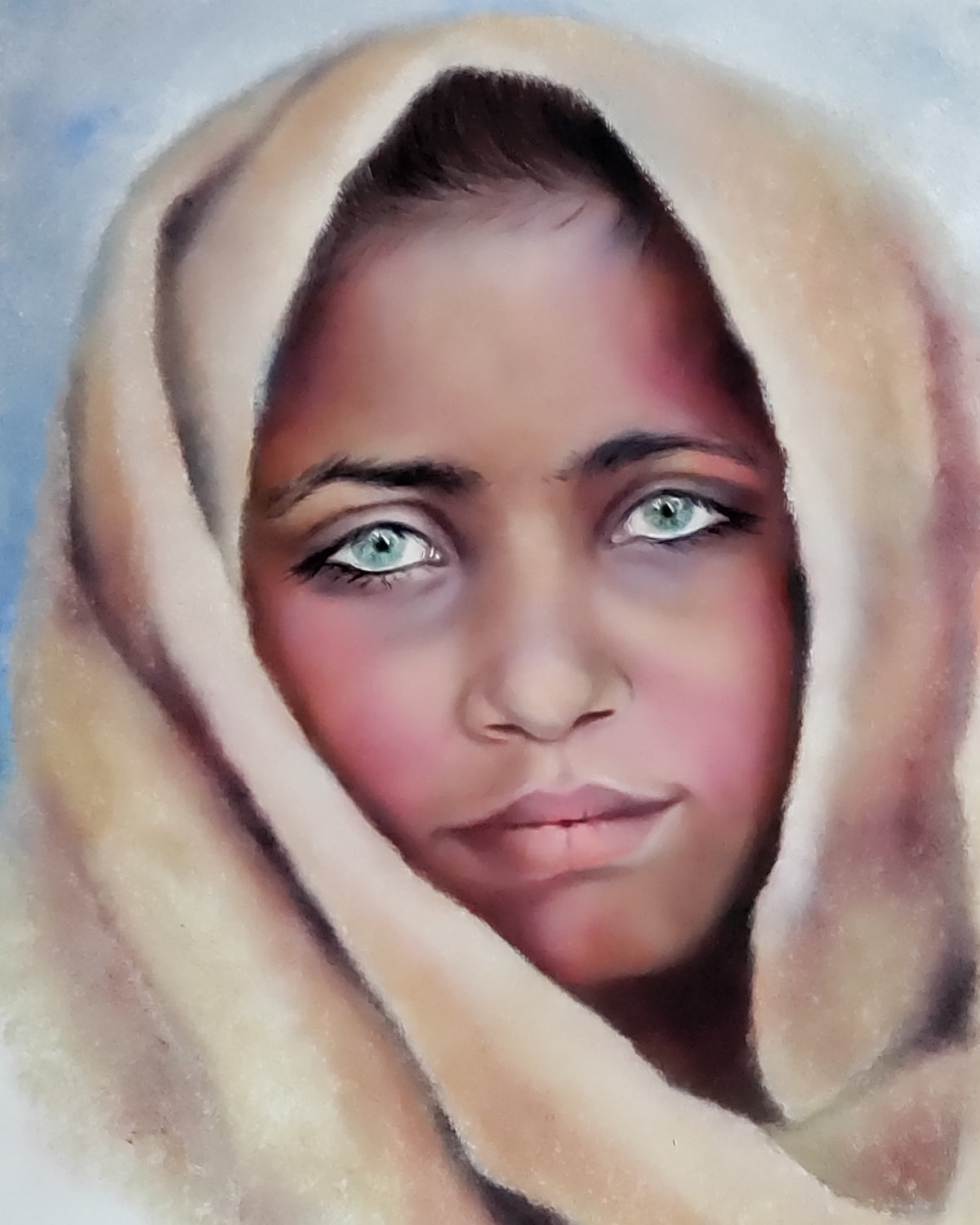 Girl with Green Eyes-Photorealism