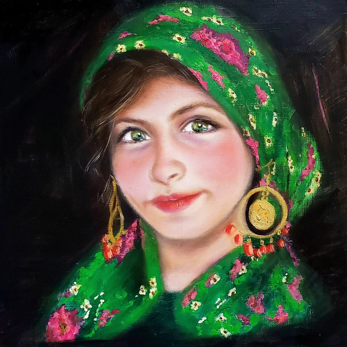 Village Girl- Photorealism